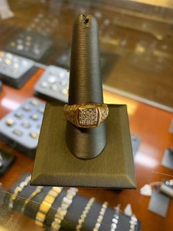 14K Yellow Gold & Diamond Ring