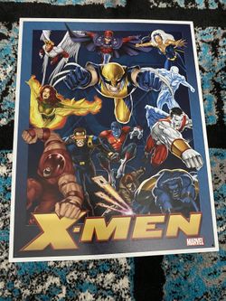 Marvel X-Men Metal Sign 