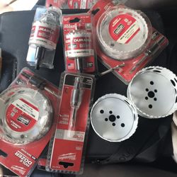 Milwaukee Hole Dozers Different Sizes $65