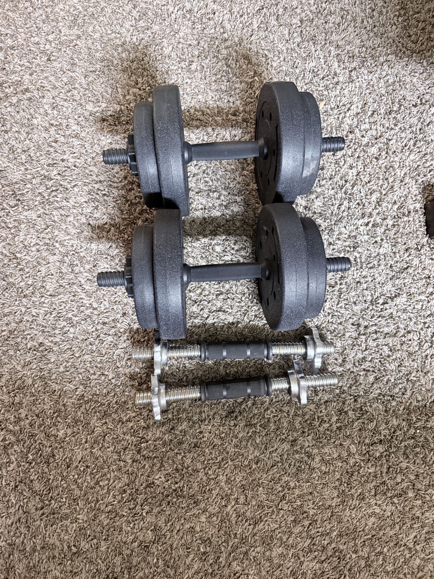 Set Of Weights With Additional Bars