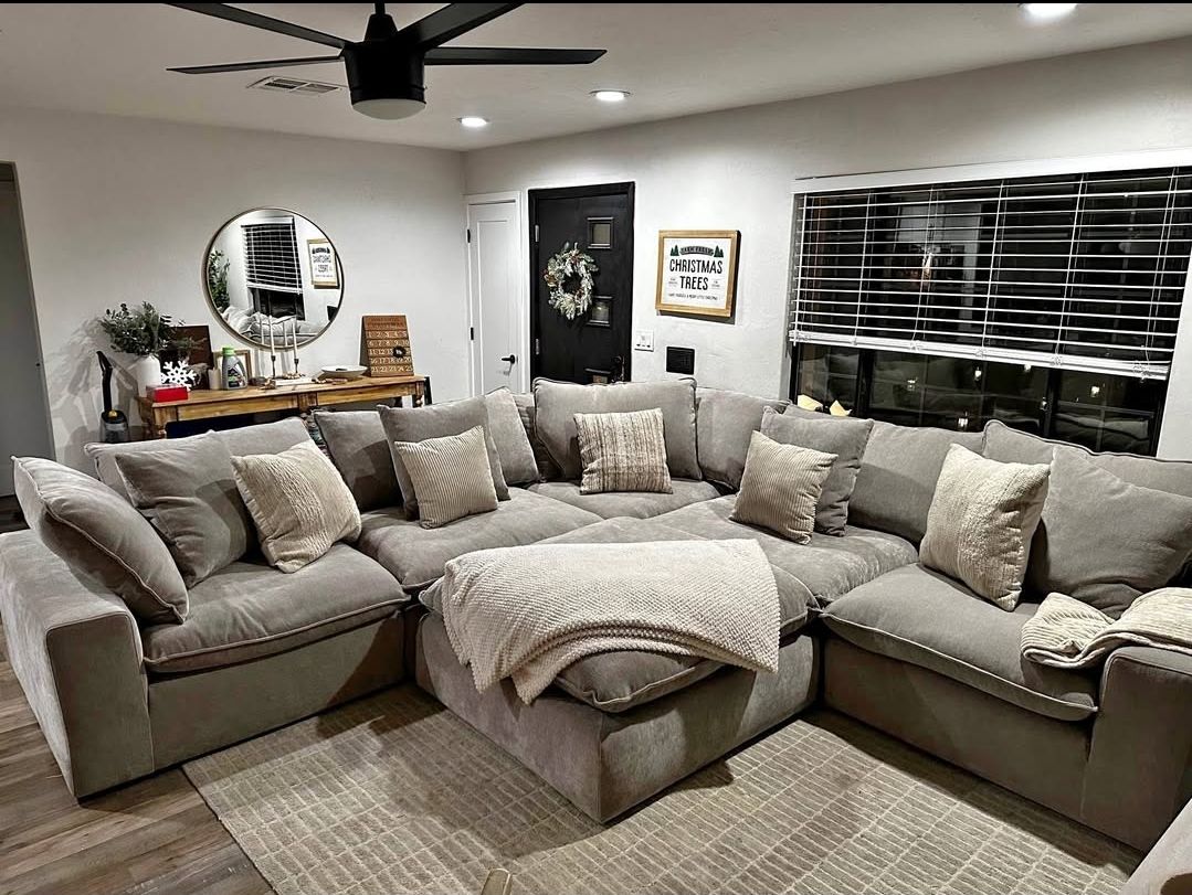 BRAND NEW GREY CLOUD MODULAR SECTIONAL SAME DAY DELIVERY