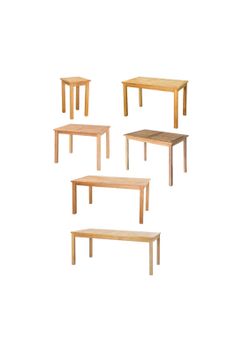 New rectangular teak outdoor dining table