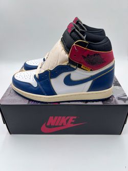 Storm blue Union Jordan 1 high top