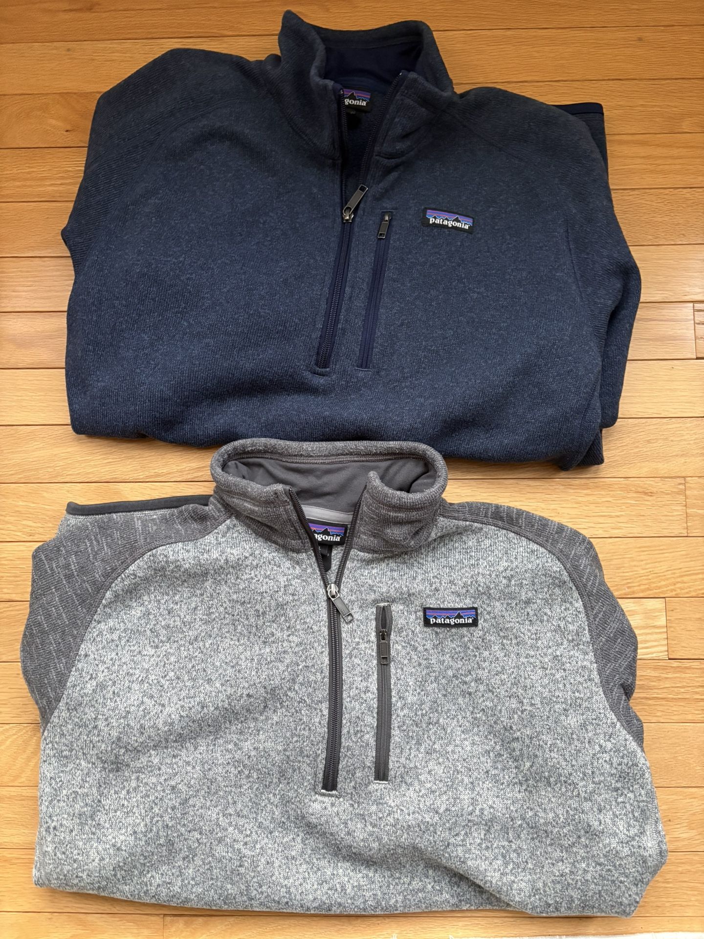 2 Patagonia Sweater 1/4 Zip Pullover Fleece Men's Size XL   Jacket Carhartt Knicks Nike Sneakers Jersey Bikes Scooter Jordan Weights 