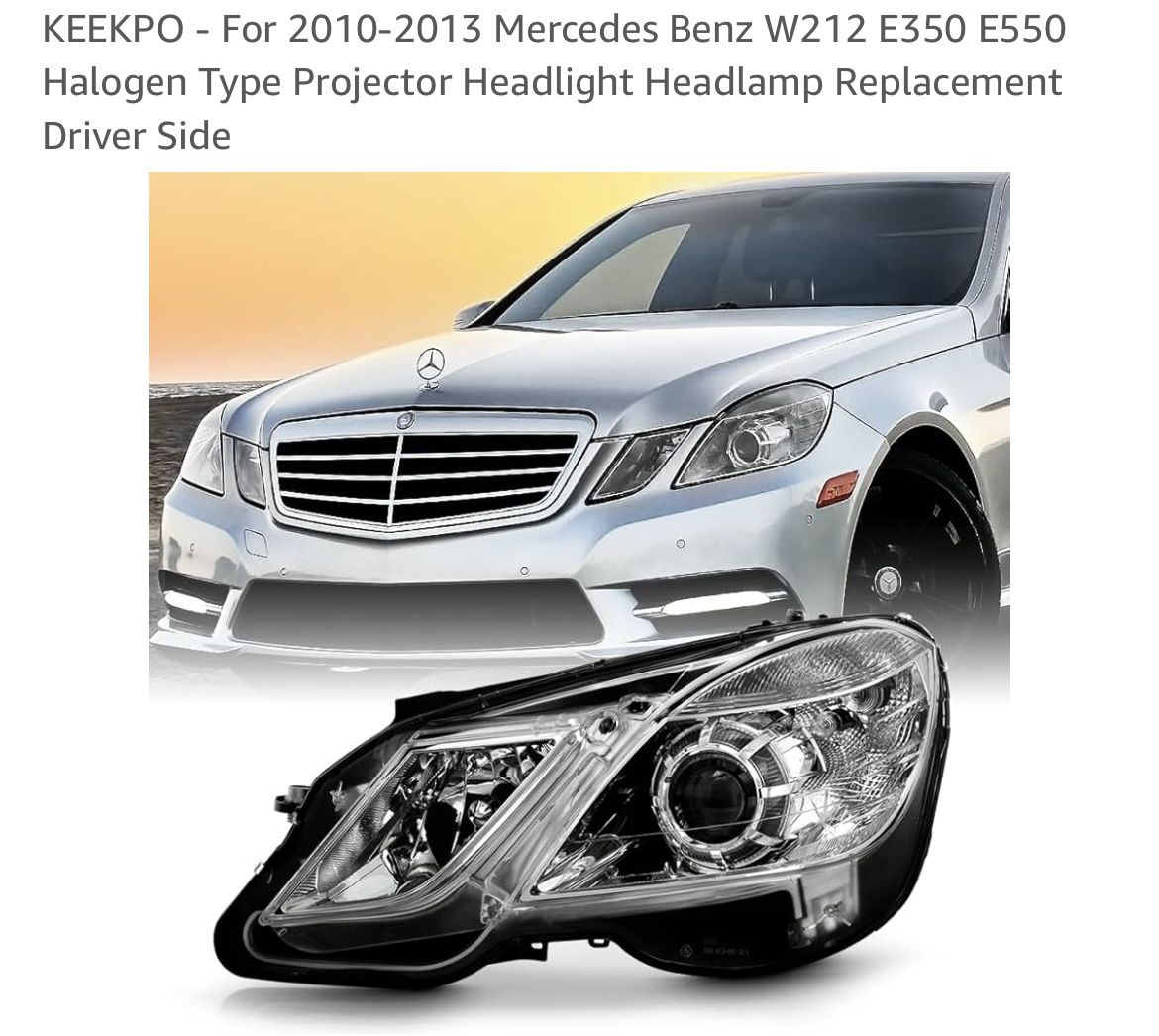 2012 Mercedes E550 Halogen Headlight