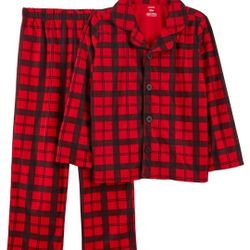 NEW 5t Soft Plaid Fleece 2pc Pagama Set $6 