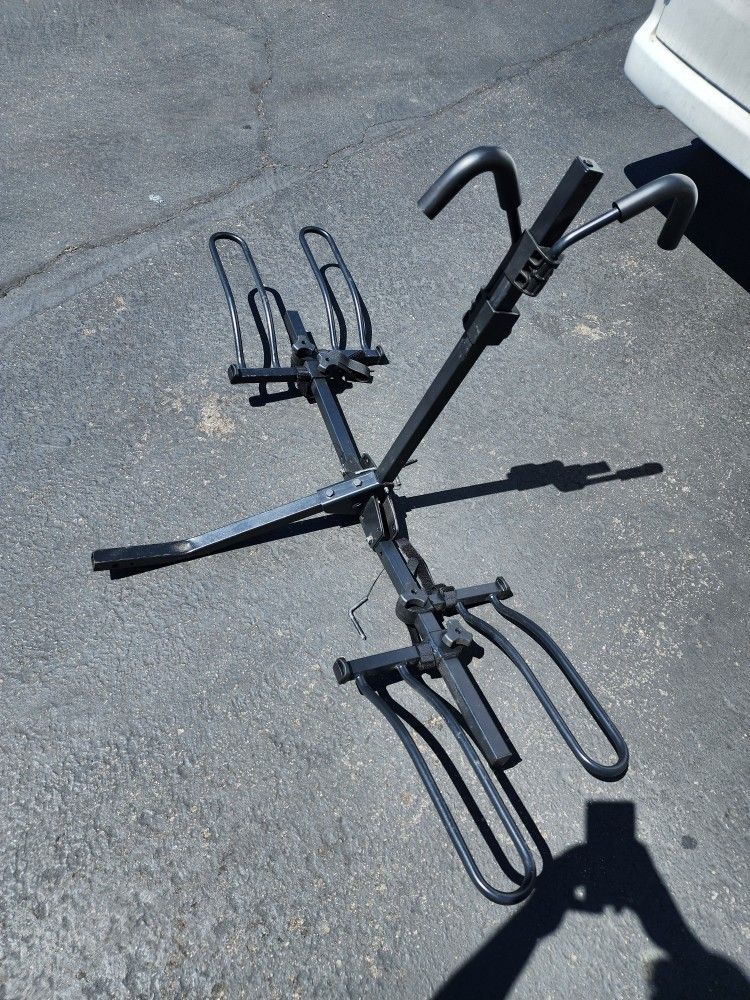 2-Bike Hitch Bike Rack Folding