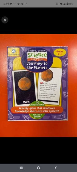 Vintage Judy/Instructo "Journey to the Planets" Science Card Game (Grades 2-3)