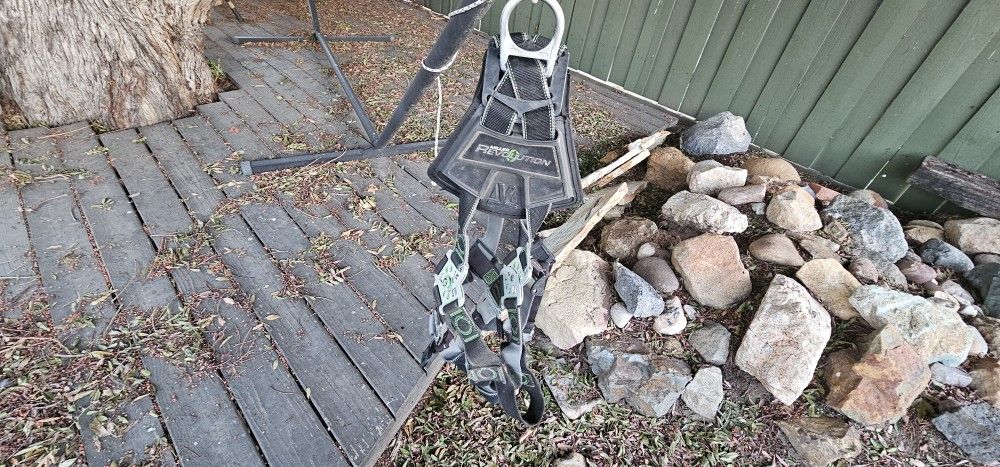 Harness And Retractable Lanyard