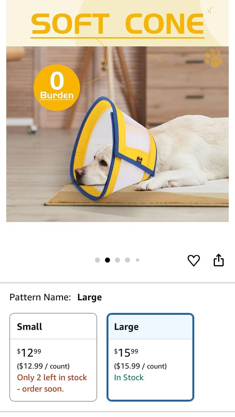 Comfy Mesh Neck Dog Collar