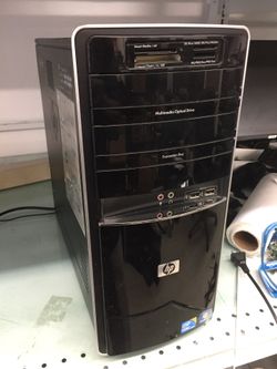 Hp desktop AMD phenom Quad core 3ghz 750gb , 8gb ram win 10 dvdrw