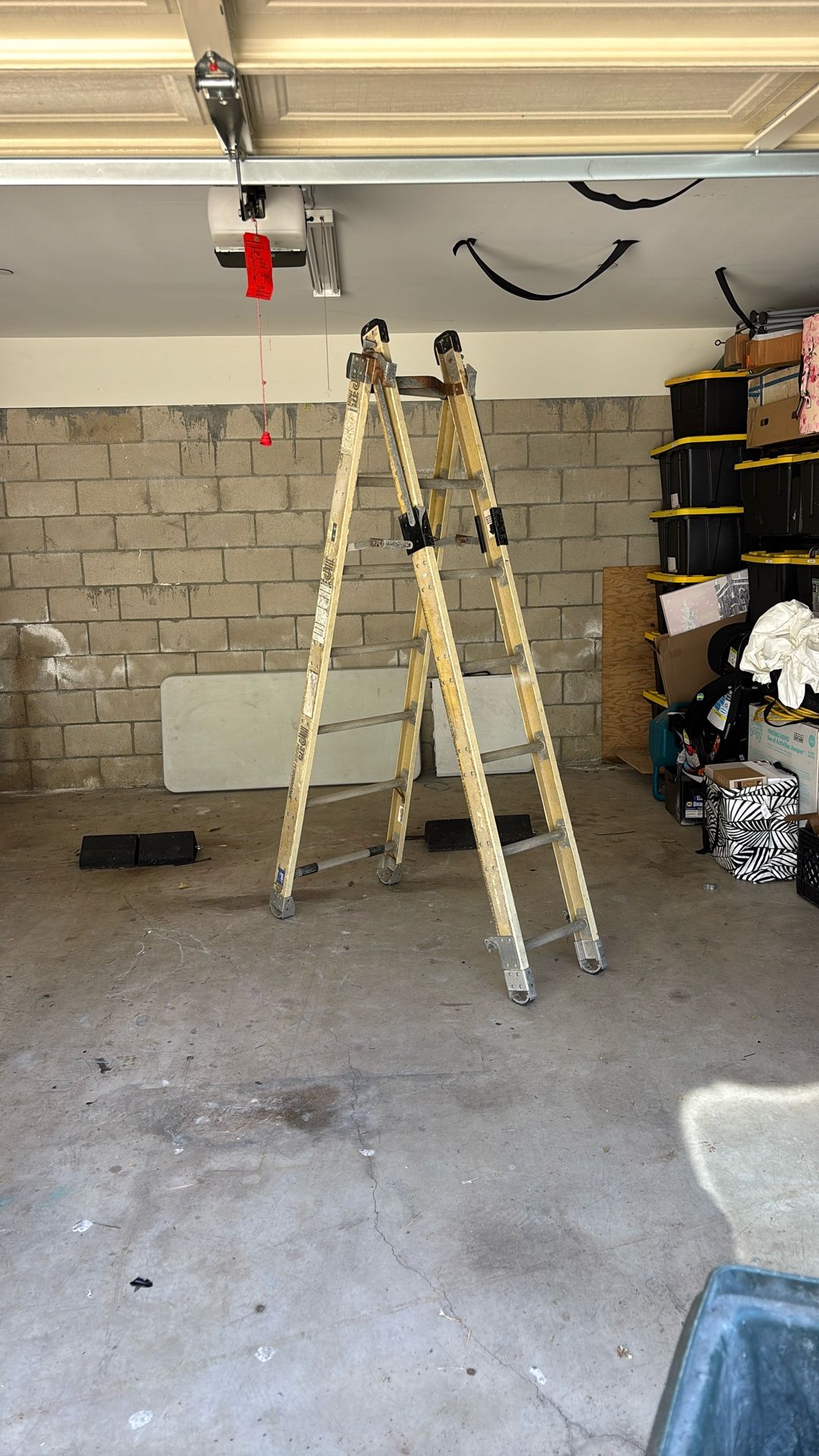 Combo 6ft A frame And 10ft Extension Fiberglass Ladder