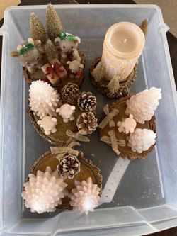 organic candles  (different prices)