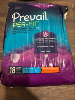 Prevail Women’s Large Underwear – 18 Pack