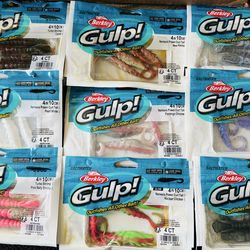 Berkley Gulp! Saltwater Fishing Lures - Different Assortment 3 for $25