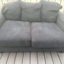 Greyish Black Couch Set