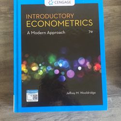 Introductory Econometrics (Jeffrey Wooldridge)