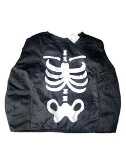 Halloween Costume Skeleton Vest Child Size
