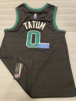 Jason Tatum Signed Autographed Boston Celtics Black NBA Jersey with COA