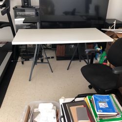 30”/60”white Drafting Table 