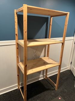 Free IKEA Solid Pine shelf unit