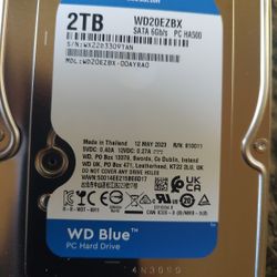 Western Digital 2 Terabyte PC Hard Drive