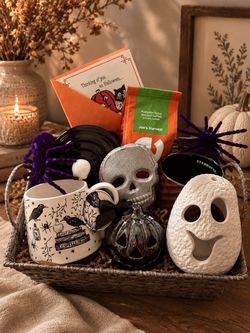 🎃 The Gathered Gift | Halloween Coffee & Cozy Basket