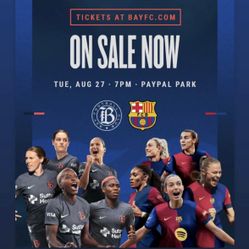 Barcelona Fc Vs Bay Fc Soccer Tickets 