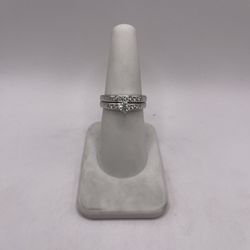 Gold Duo Diamond Engagement Ring Set 