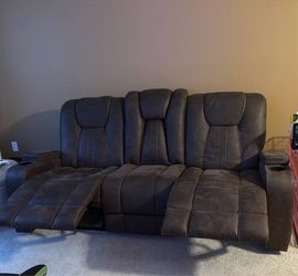 Sofa dark brown