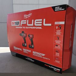 Milwaukee M18 Fuel Two Piece Combo New