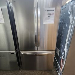 LG 27CF COUNTER DEPTH REFRIGERATOR 1299! 0 DOWN 0% FINANCING! 1YR WARRANTY! 48HR DELIVERY!