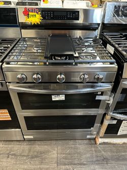 Samsung Double Oven Gas Stove Take It Home $0 Initial Payment Please Read Description
