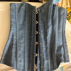 Woman Blue Corset / Brand New/ Size: Medium