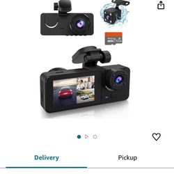 Dash Cam Three Channels