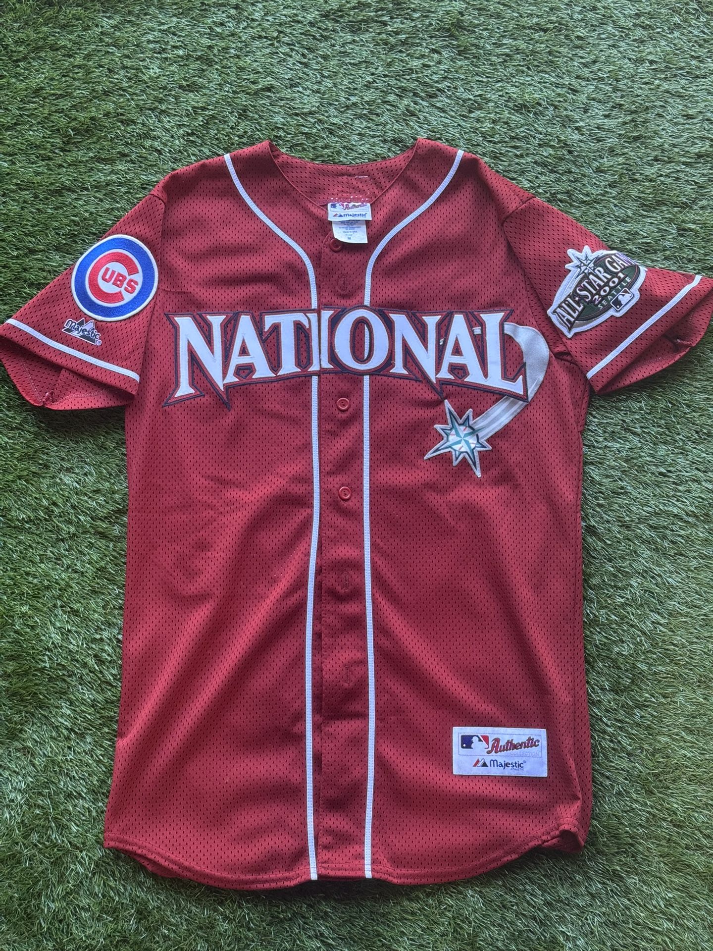 2001 All Star Game National League Sammy Sosa Cubs Jersey Size Medium