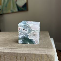 Pink Moss Agate Freeform ( H2” x 1.5” x1.5” ) firm on price