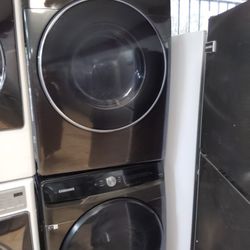 SAMSUNG WASHER AND GAS DRYER EVERYTHING GOOD 