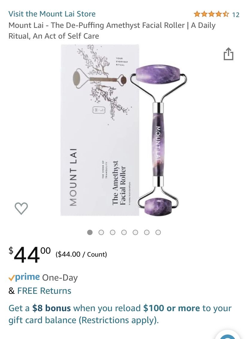 MOUNT LAI Amethyst Facial Roller