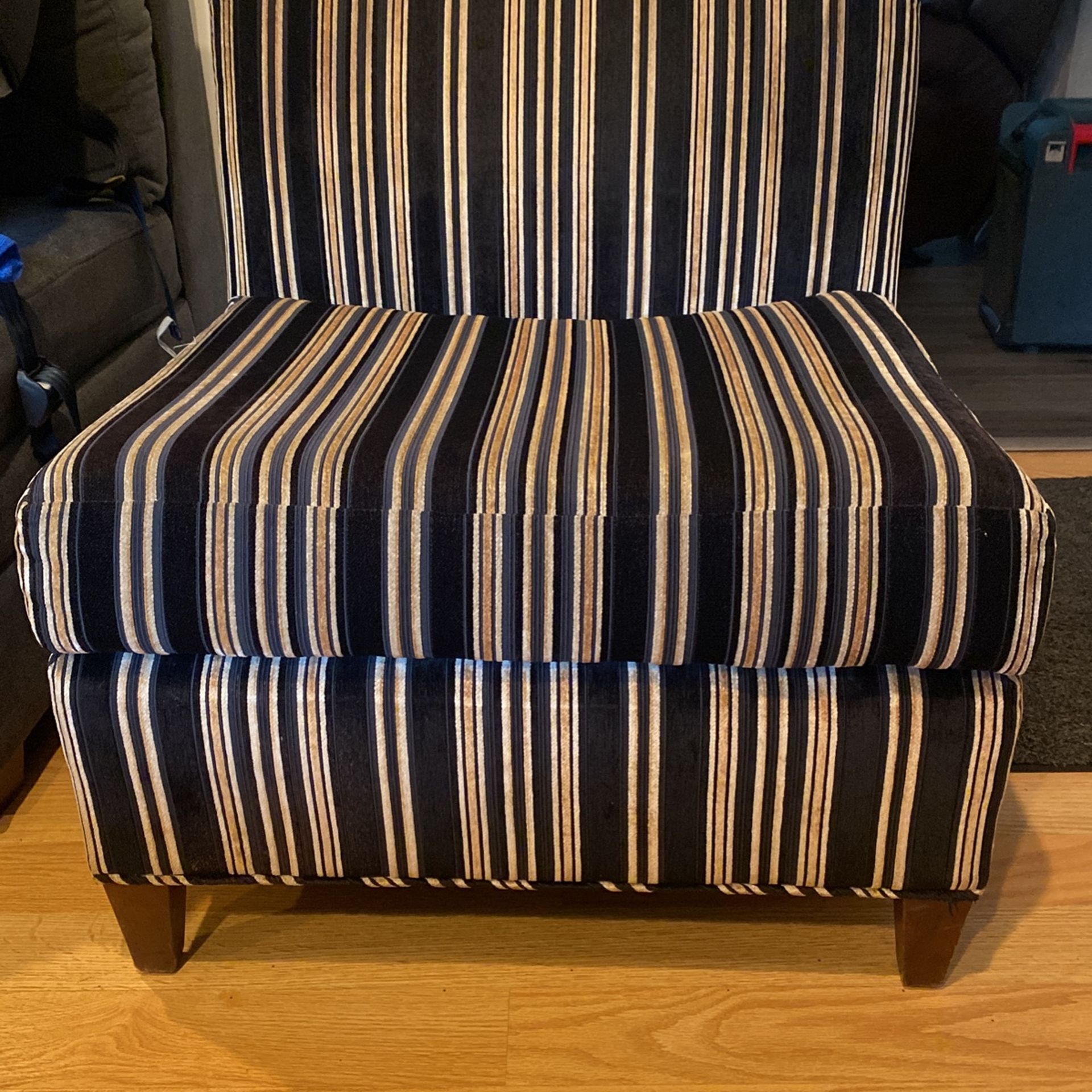 Retro Velvet Accent Chairs - Excellent Conditions.