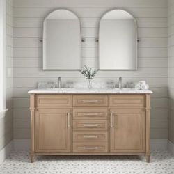 OVE Decors Aberdeen 60-inch Double Sink Bathroom Vanity