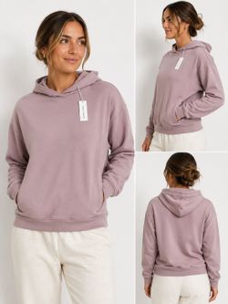 Cozy Earth Women’s City Scape Hoodie XS Dusty Orchid Bamboo Blend NWT Soft