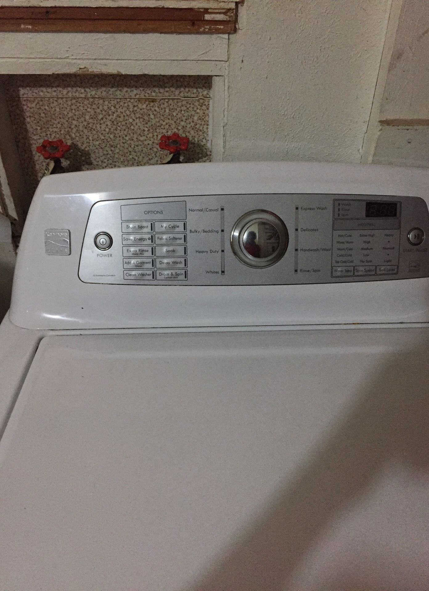 Kenmore elite washer and dryer