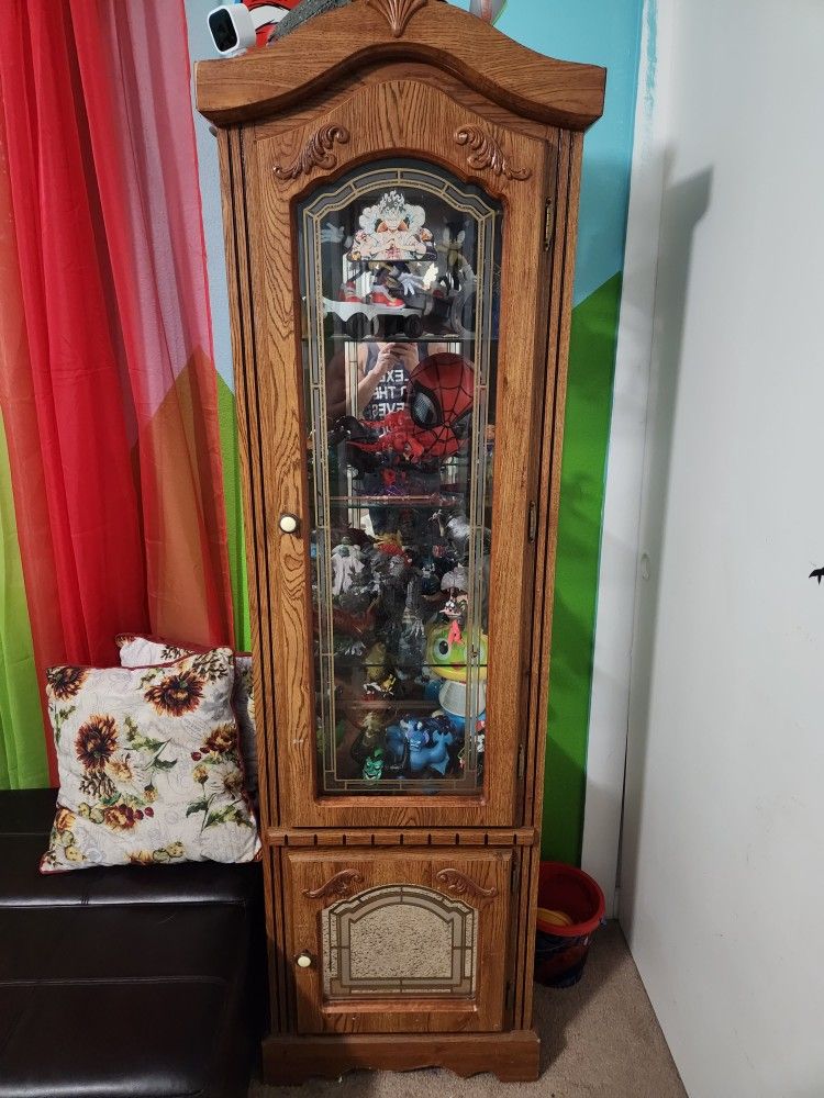 Nice Display Case With Lighting/ Works Great/ Toys Aren't Included