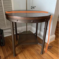 Round Coffee & 2 End Tables