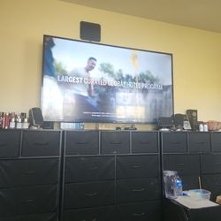 65 Inch TCL Roku Smart flat-screen Qled TV for Sale $250