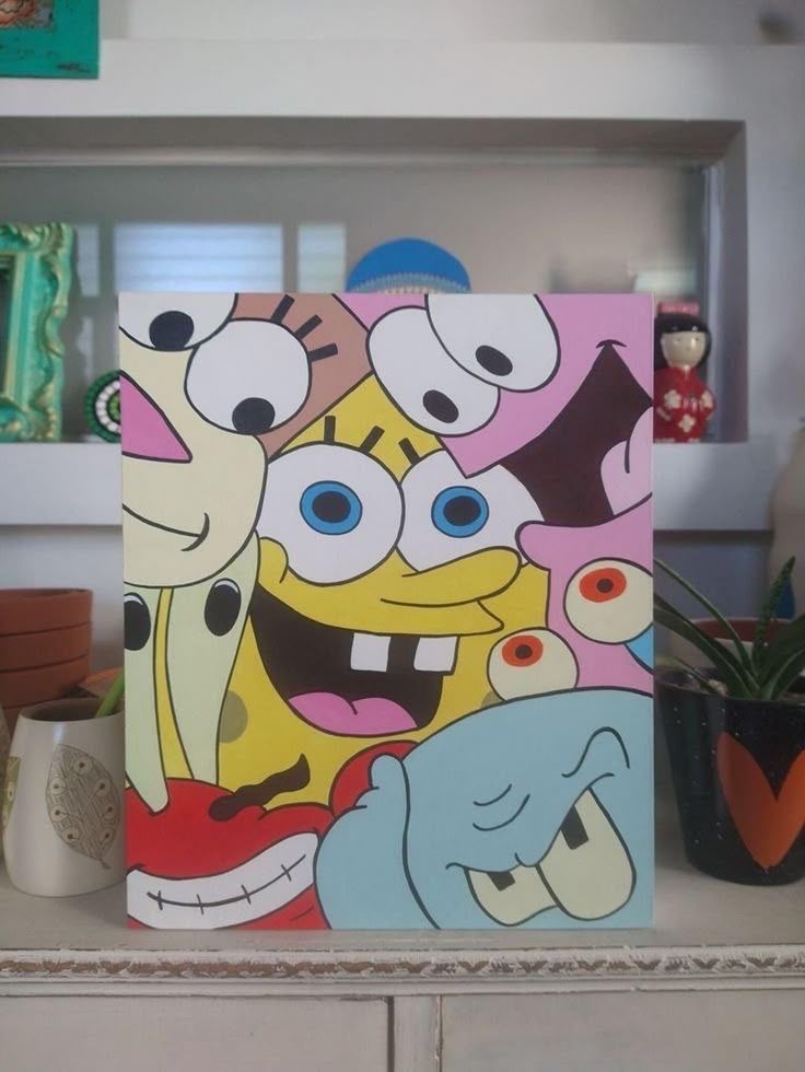 SpongeBob SquarePants Crew Painting 