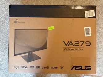 ASUS VA279 27-Inch Monitor, like new