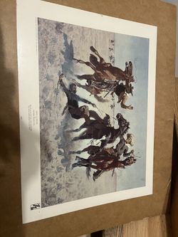 Cowboys Picture / Mounted 