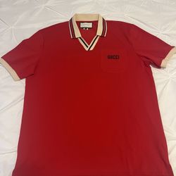Gucci V neck Polo 